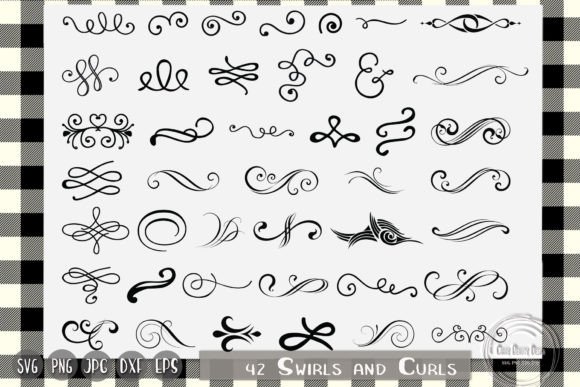 Download Swirls and Curls, Doodle, Swashes - Swash Collection