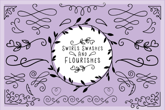 Download Swirls Swashes and Flourishes - Swash Collection