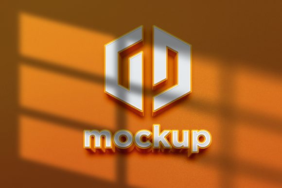 Download 3D Extrude Logo Mockup - Extrude Collection